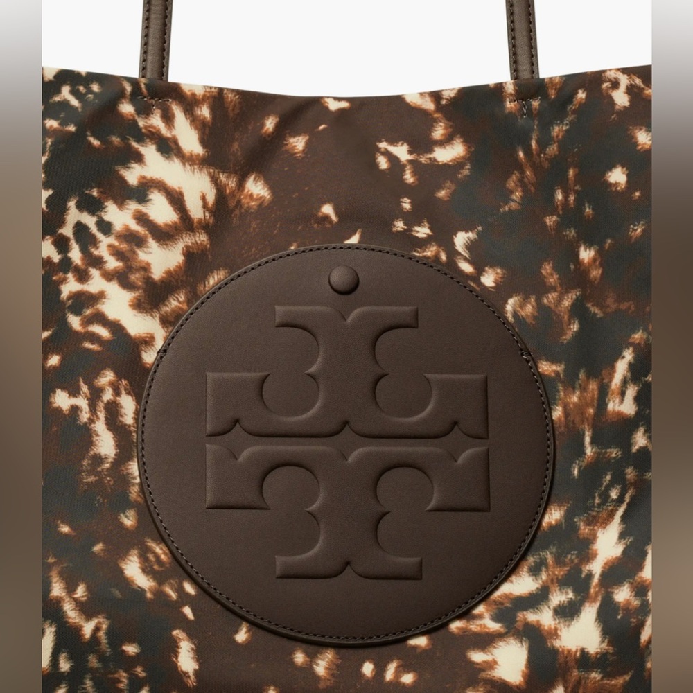 NWOT Tory Burch Ella Print Fall Down Tote Bag - Picture 5 of 16